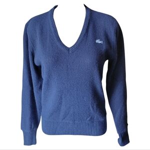 Vintage 60’s Lacoste Sweater 38 Navy Blue